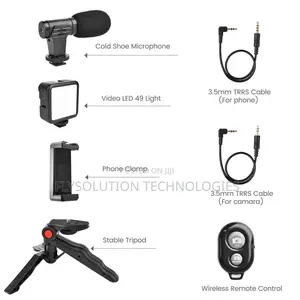 Video Making Led Ring Selfie Light Kit - AY-49G