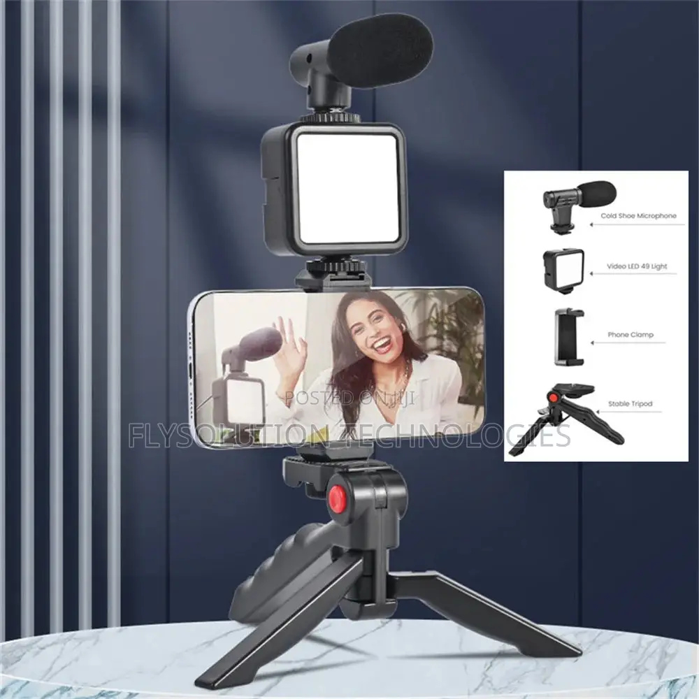 Video Making Led Ring Selfie Light Kit - AY-49G