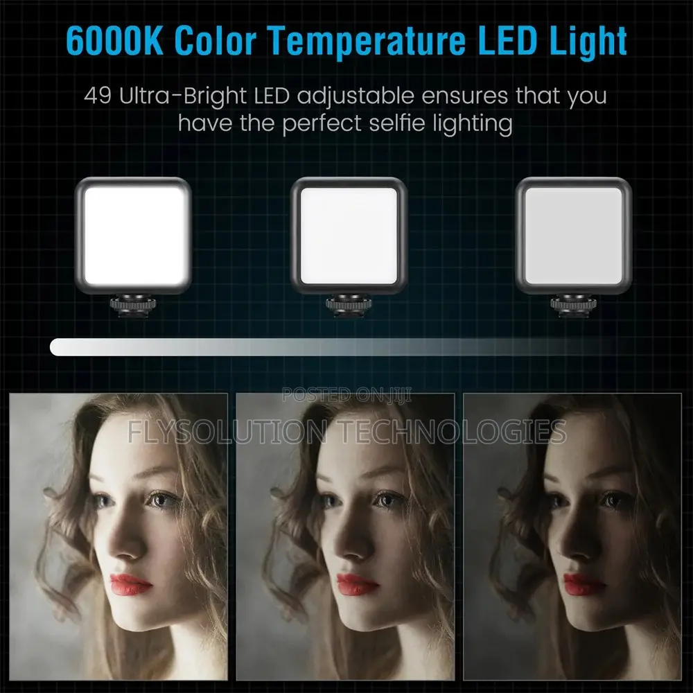 Video Making Led Ring Selfie Light Kit - AY-49G