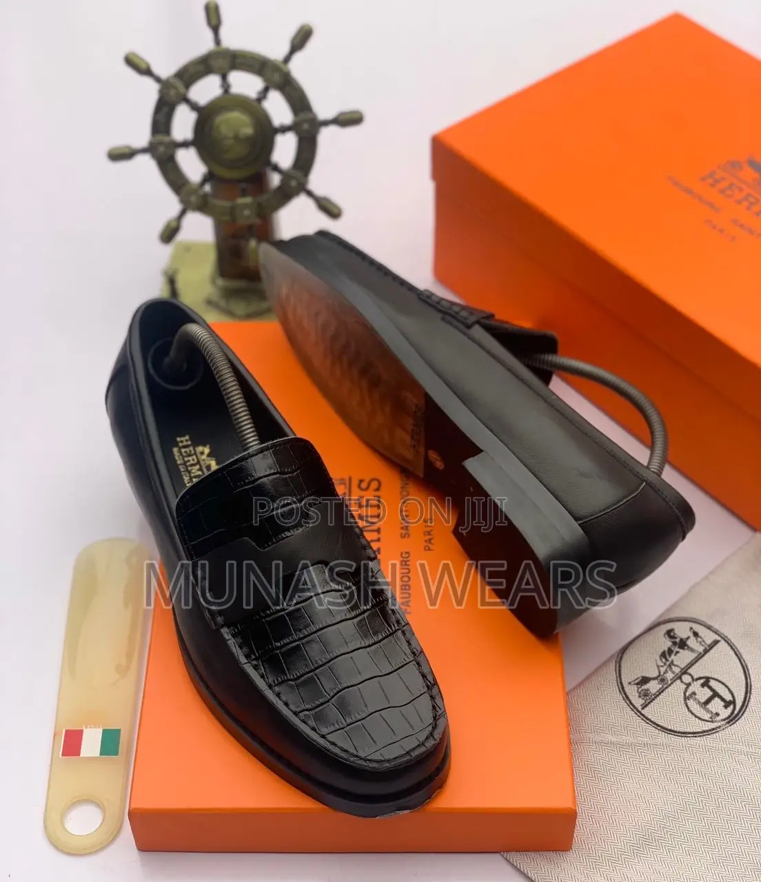 Men Leather Loafers Shoe