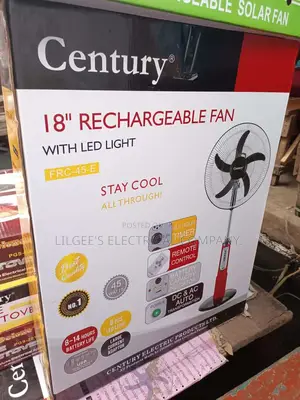 Original Century 18 Inches Rechargeable Fan