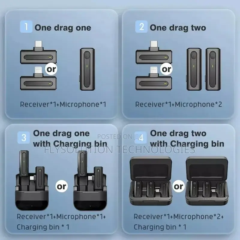  iPhone Double Wireless Microphone