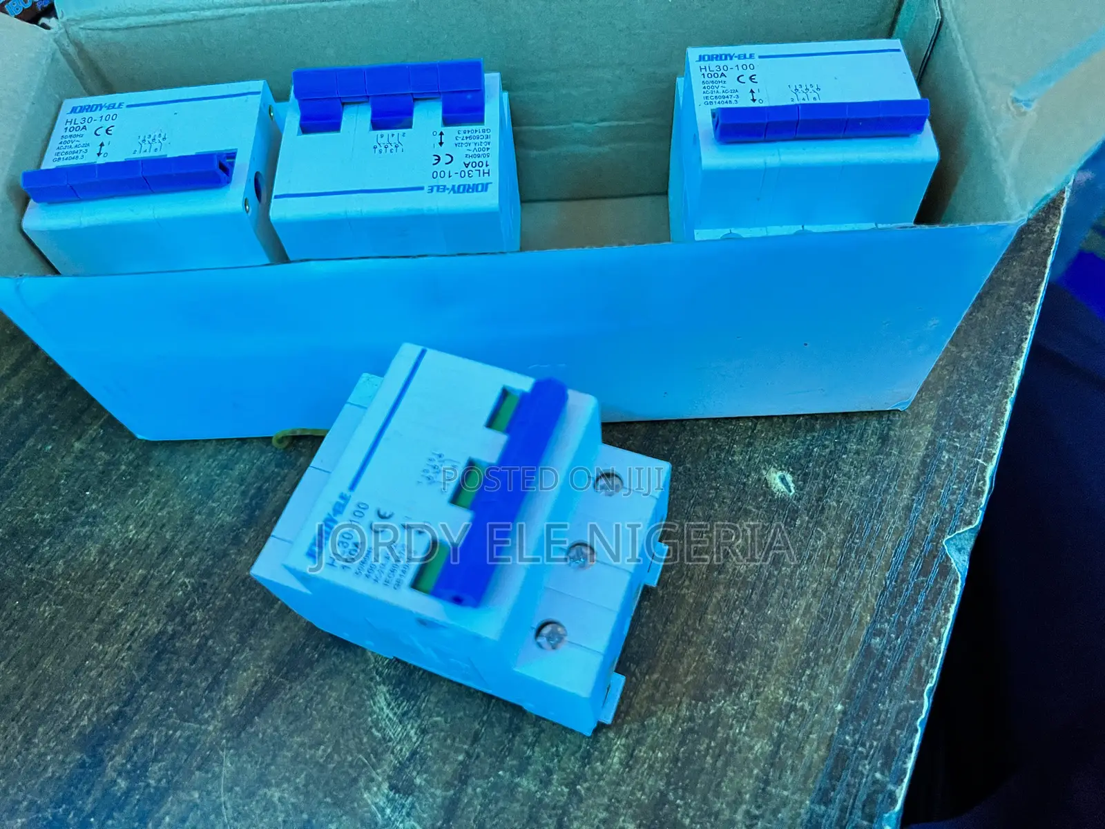JORDY ELE Circuit Breakers 3pole 100amps