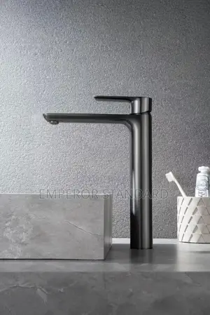 Black Long Wash Hand Basin Mixer Tap