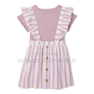 Wonder Nation 2pcs Pinafore Set