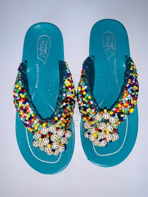 Colourful Beaded Quality Women's Slippers