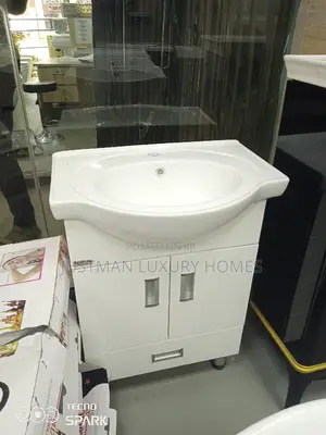 Complete Set England Basin Cabinet With Shelves and Mirror