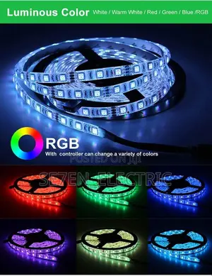 24v RGB Profile Led Dc Tape Light With Remote Control