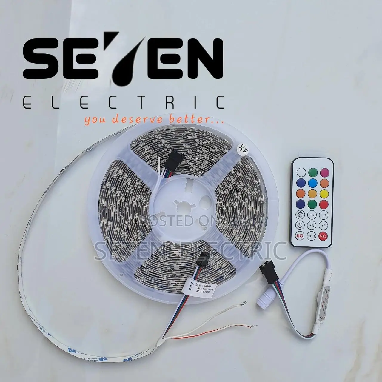 24v RGB Profile Led Dc Tape Light With Remote Control