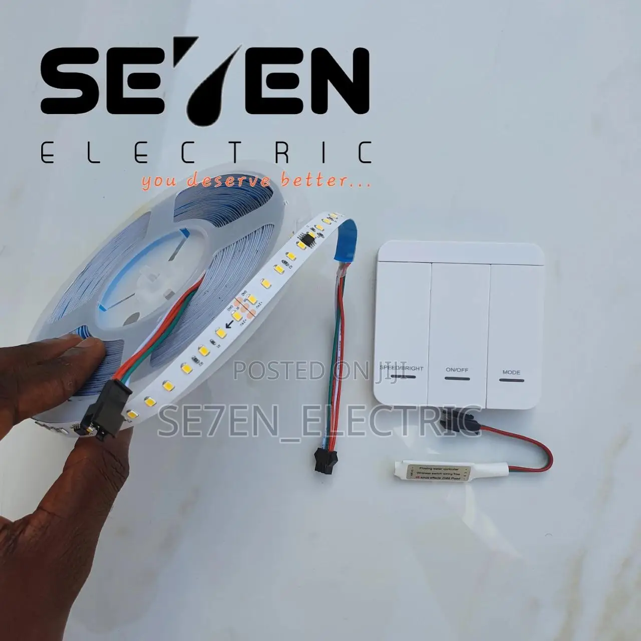 24v Led Flowing Tape Light With Sensor Switch