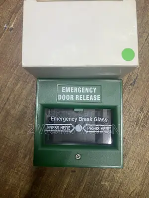 Green Resettable Control Break Glass