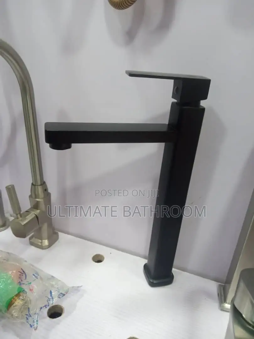 Square Matt Long Spout Single Tap
