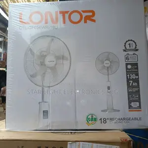 18 Inches Rechargeable Fan 7ah