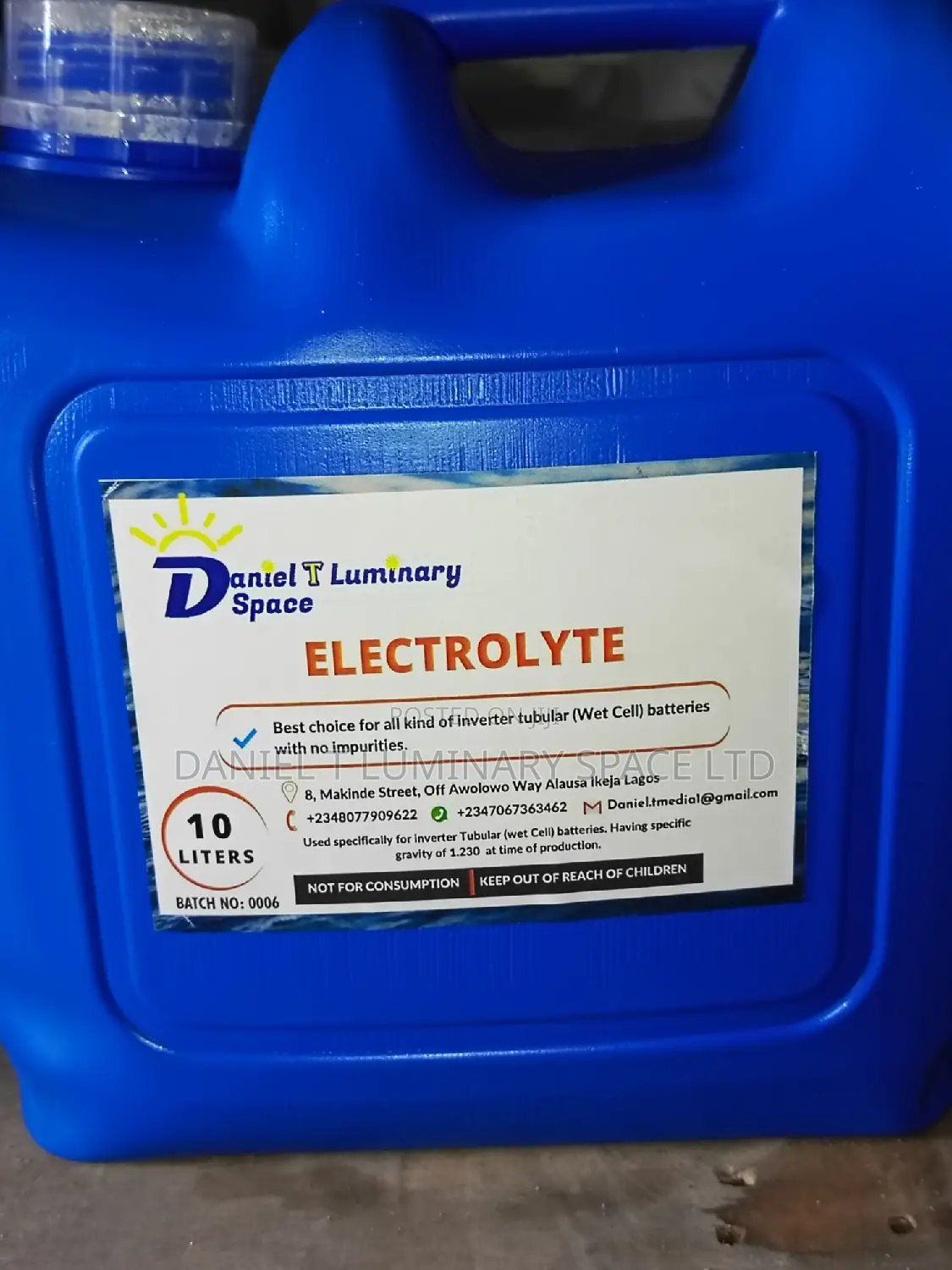 Best Quality Electrolyte