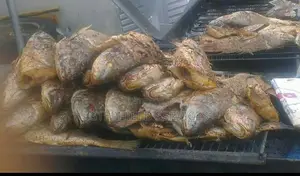 Fish Barbeque With Fries