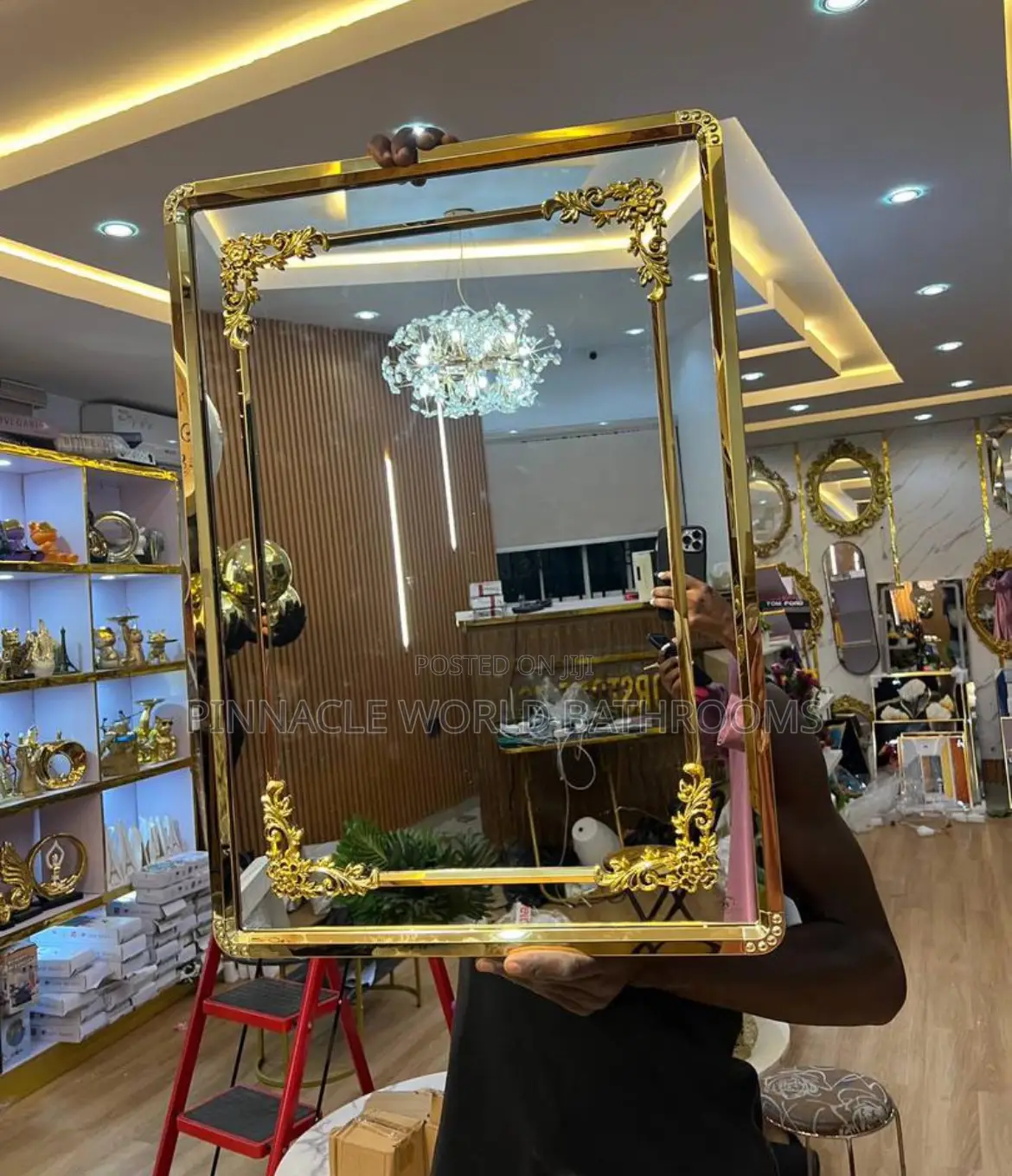 Frame Gold Mirror 70x50cm
