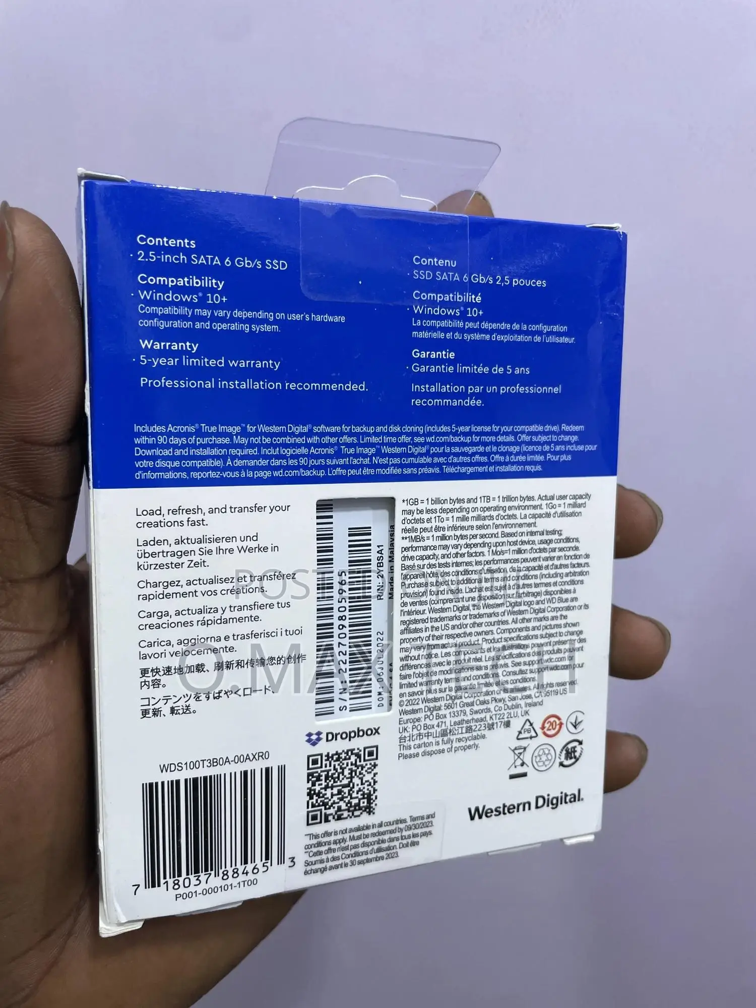 WD Blue 1tb 3D Nand Sata Iii