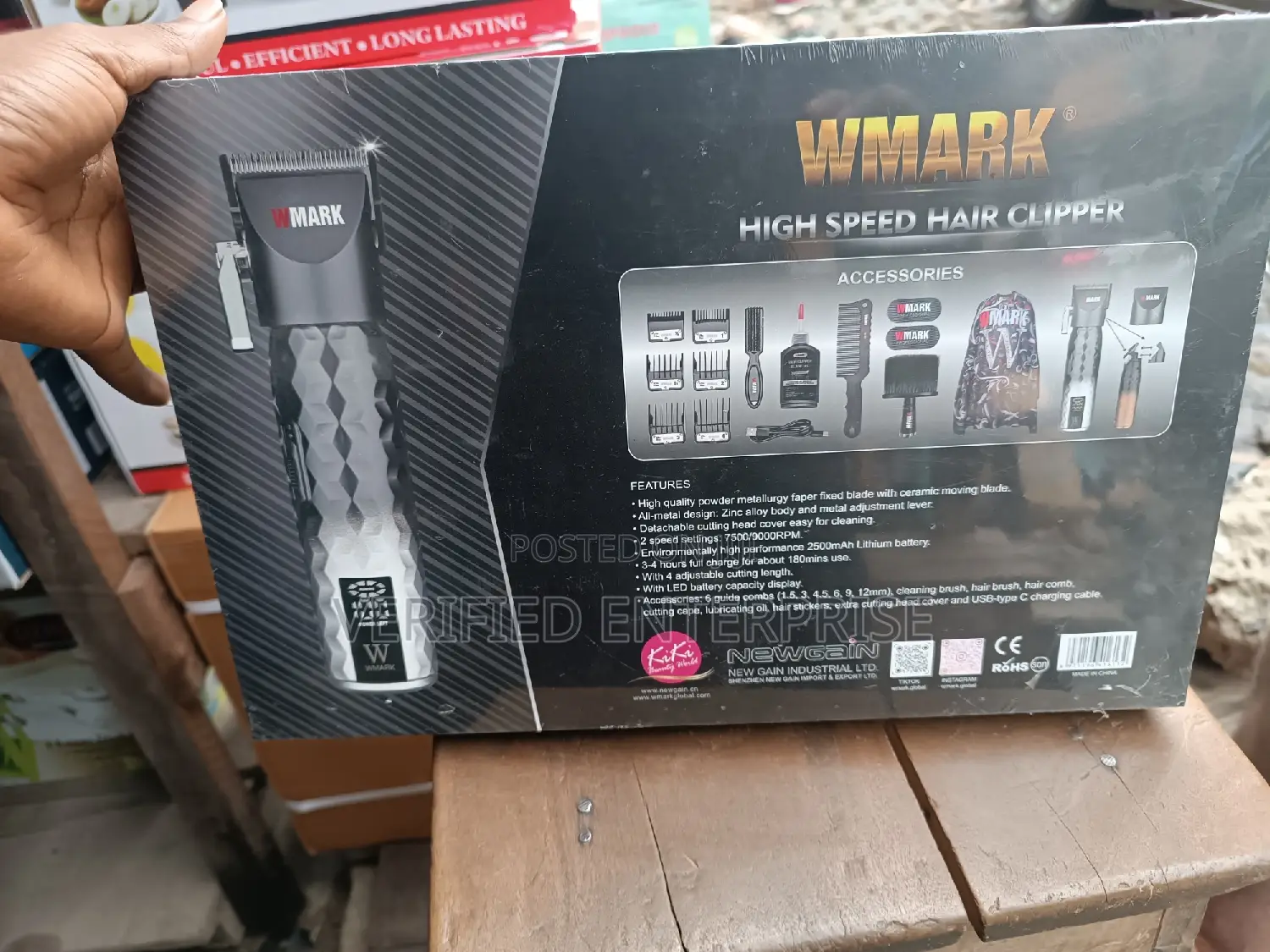 Wmark Rechargeable Clipper Set With Kits