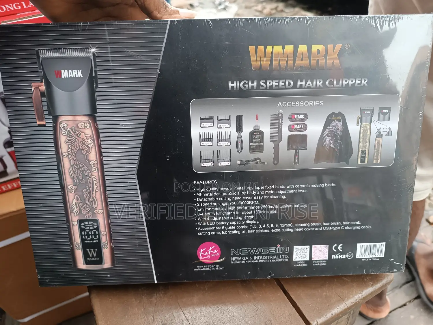 Wmark Rechargeable Clipper Set With Kits