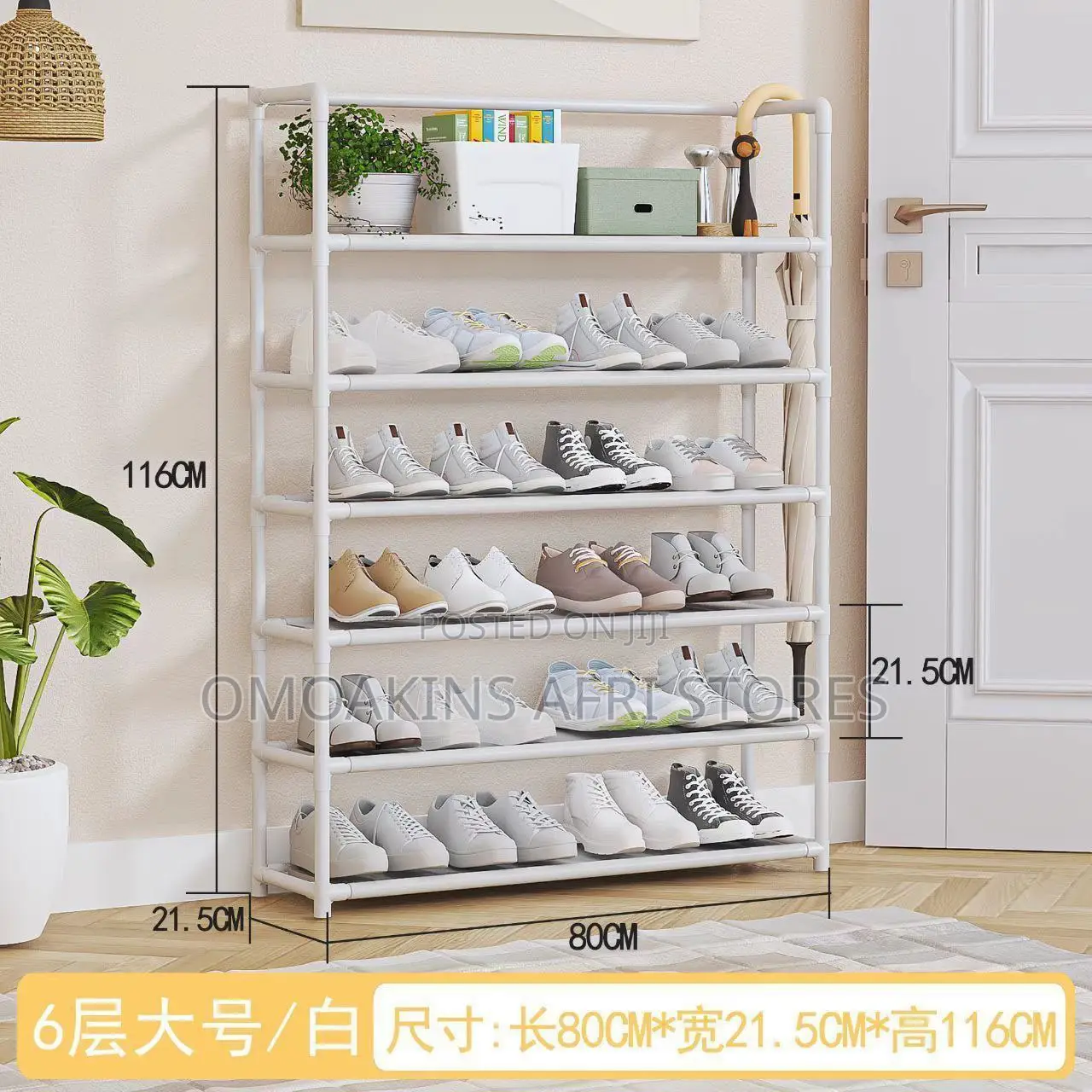 6 Layers Shoe Rack. Tem
