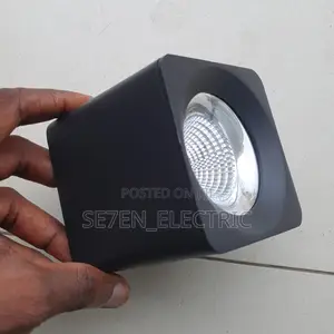 Surface Mount Downlight 10w Square Black