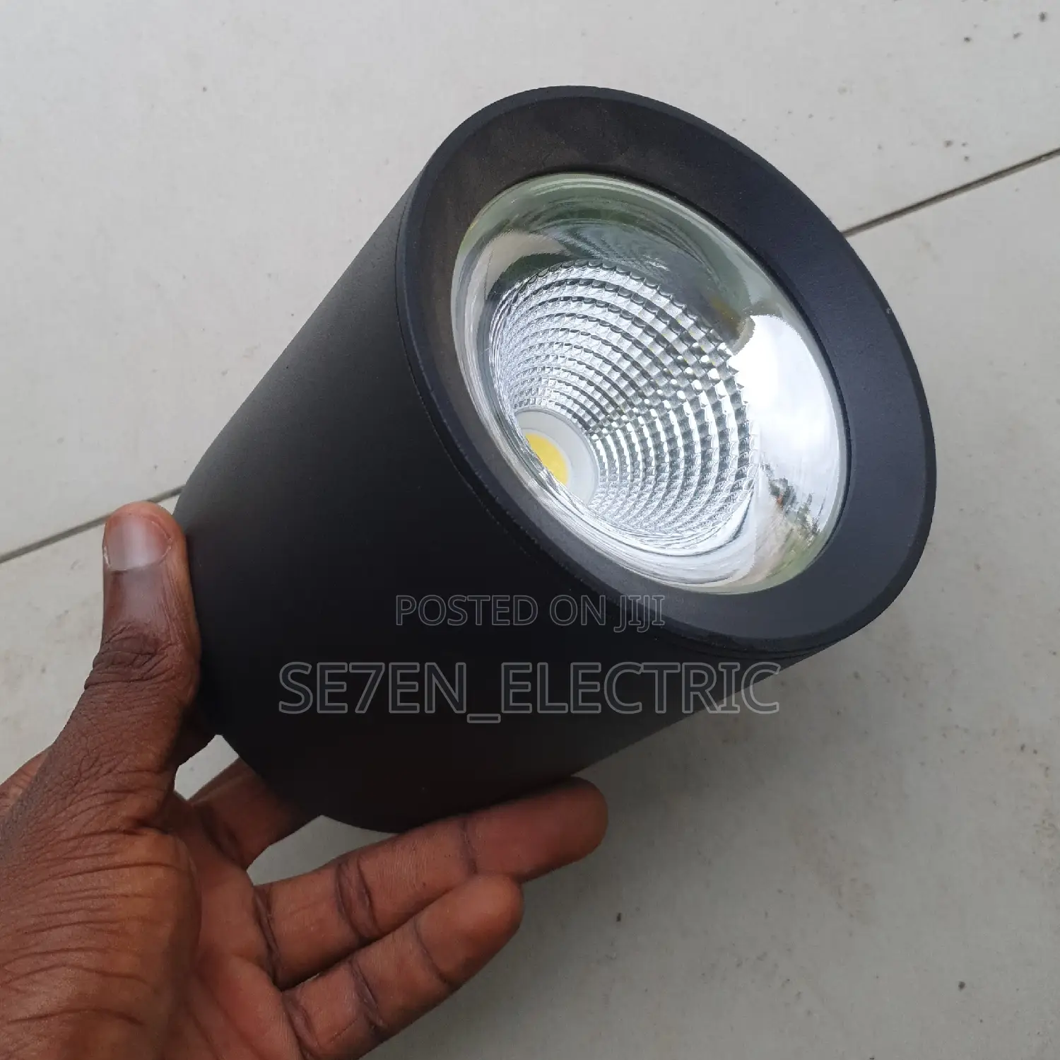 Led Surface Mounted Downlight Round Black 10w