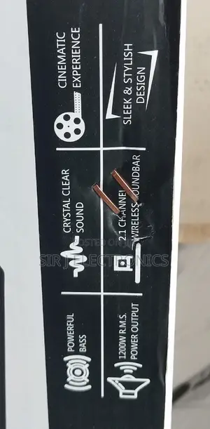 Brand New 1200watts Xboom Sound Bar With Powerful Woofer
