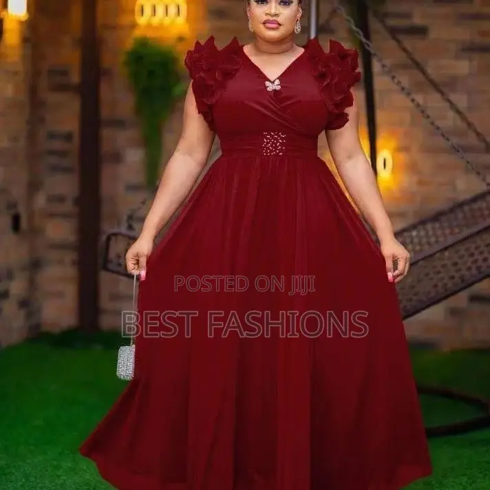 Quality Chiffon Ladies Long Gowns