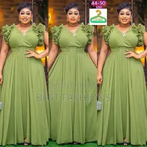 Quality Chiffon Ladies Long Gowns