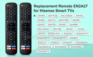 Replacement Control EN2A27 for Hisense Smart TV Remote