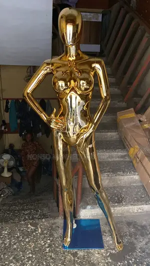 Size 8 Gold Chrome Female Mannequin