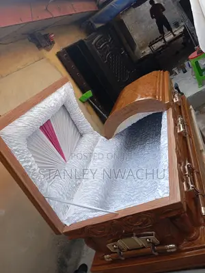 Beautiful Hardwood Casket