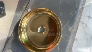 Golden Counter Top Washing Hand Basin
