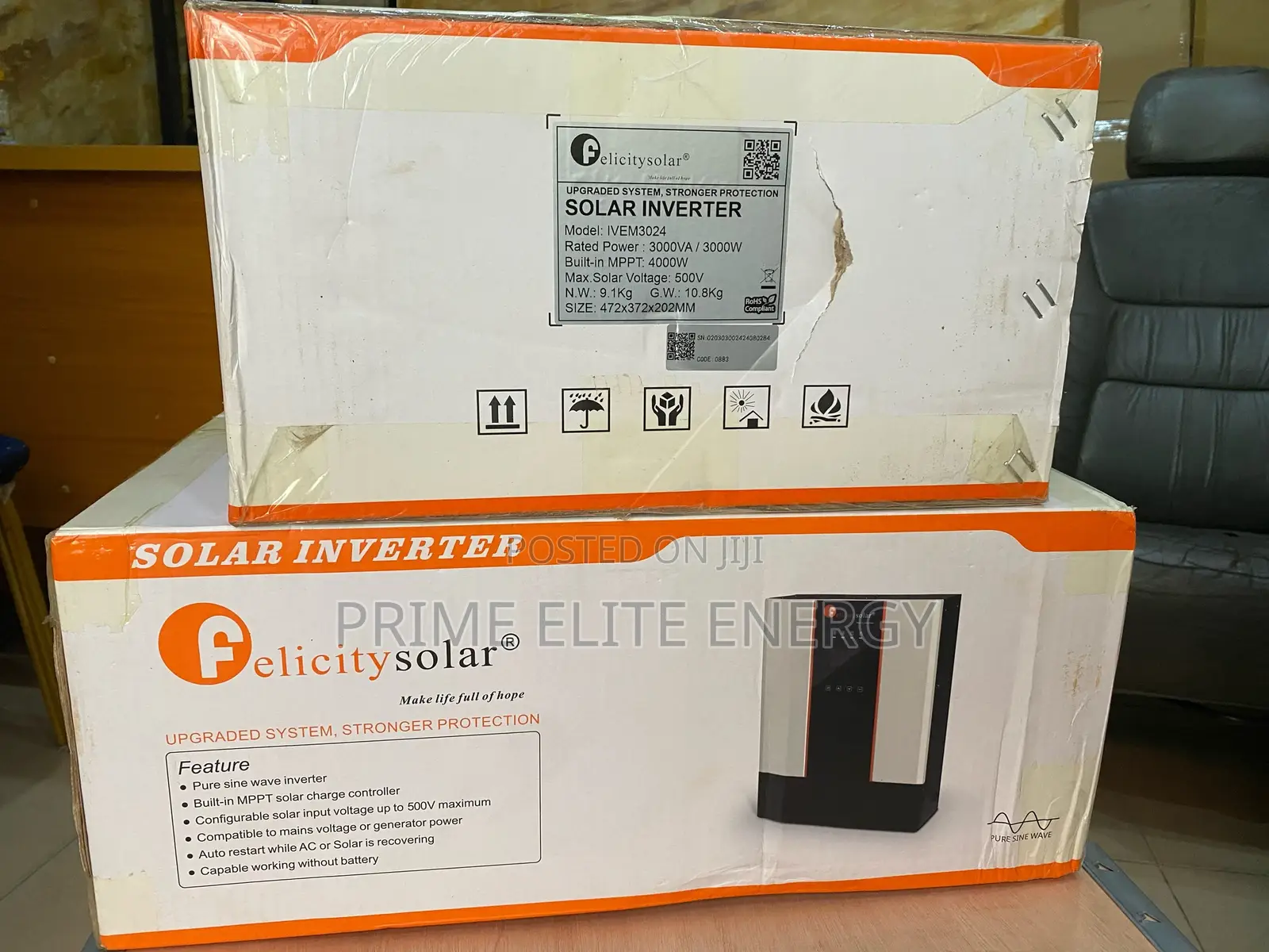 3kva Felicity Hybrid Inverter.