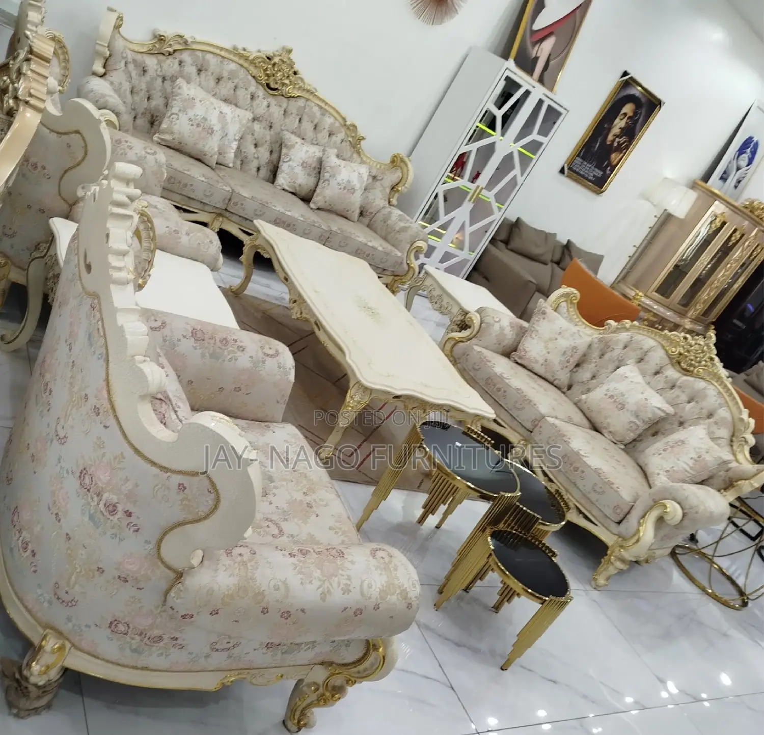 Luxury Newly Designed Fabric Turkish Sofa Sets