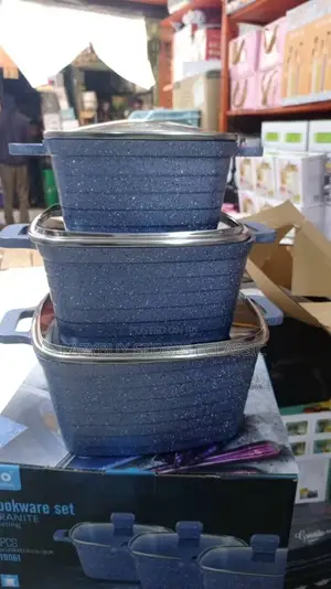 6 PCS Granite Cookware Set