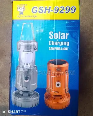 Solar Charging Camping Light With Fan