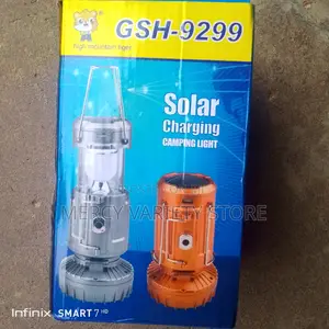 Solar Charging Camping Light With Fan