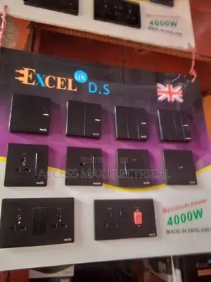 All Black Socket Switched