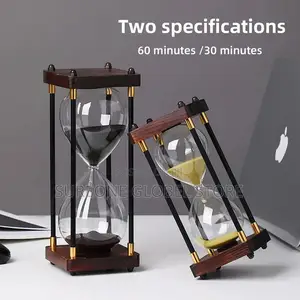 Decorations Metal Hourglass