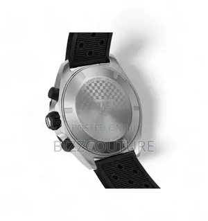 Original Tag Heuer Formula Chronograph Black Leather Watch