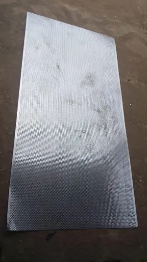 Galvanise Perforated Mesh 4mm Holes