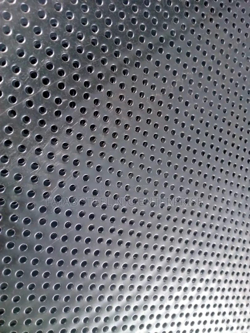 Galvanise Perforated Mesh 4mm Holes