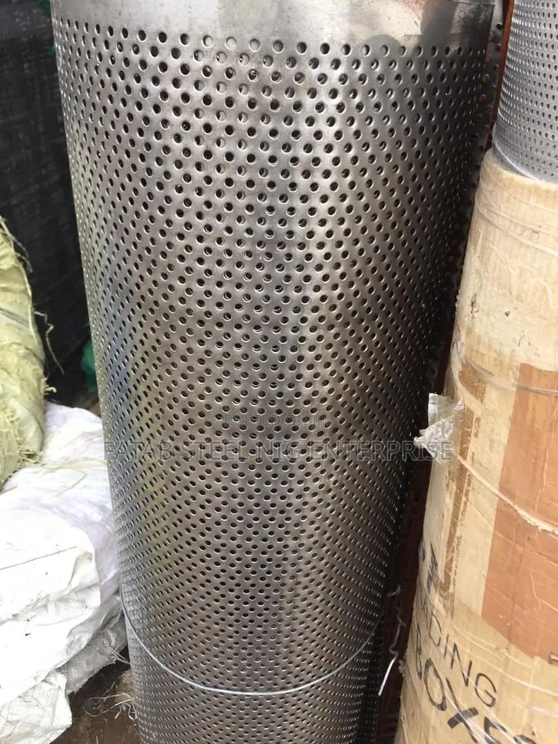 Galvanise Perforated Mesh 4mm Holes