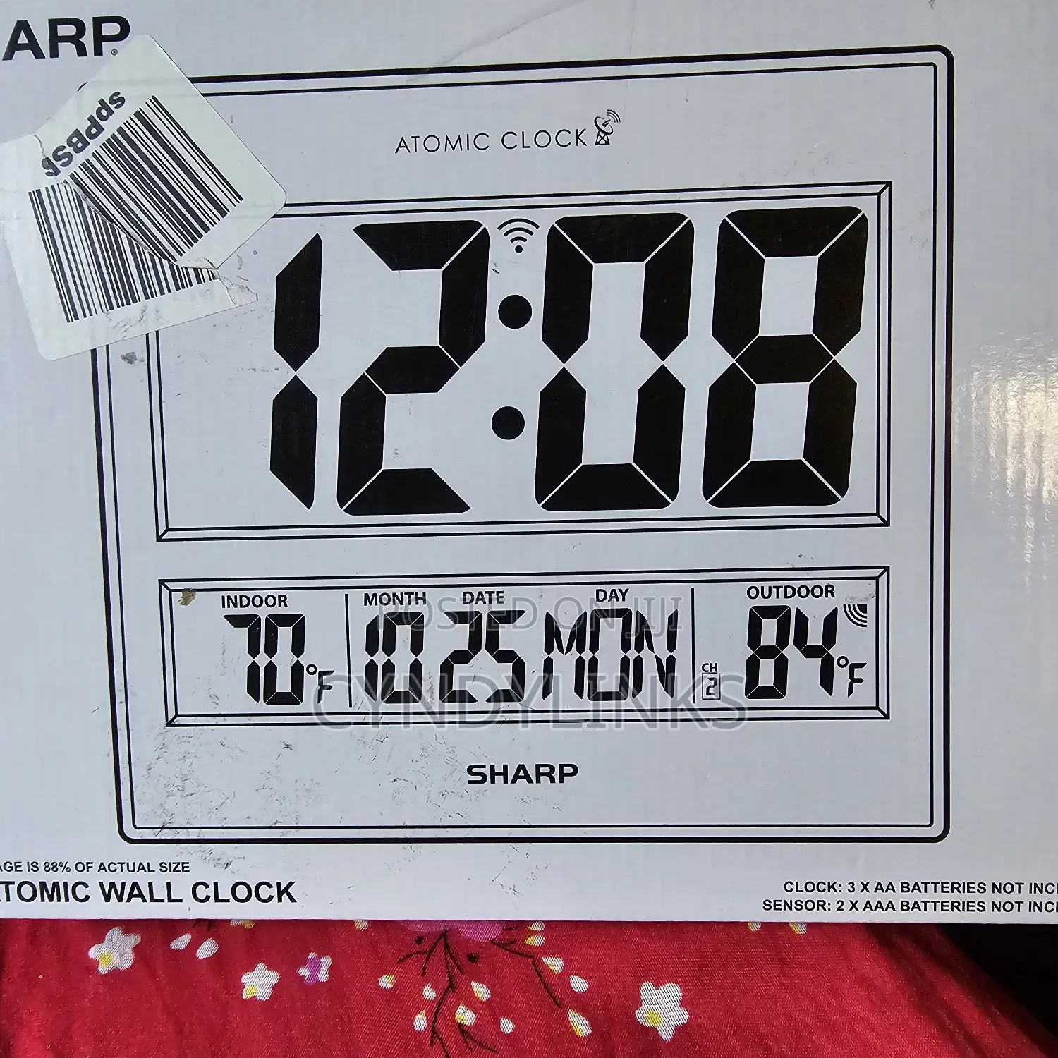 Sharp Atomic Wall Clock With Remote Control Hotels, Homes
