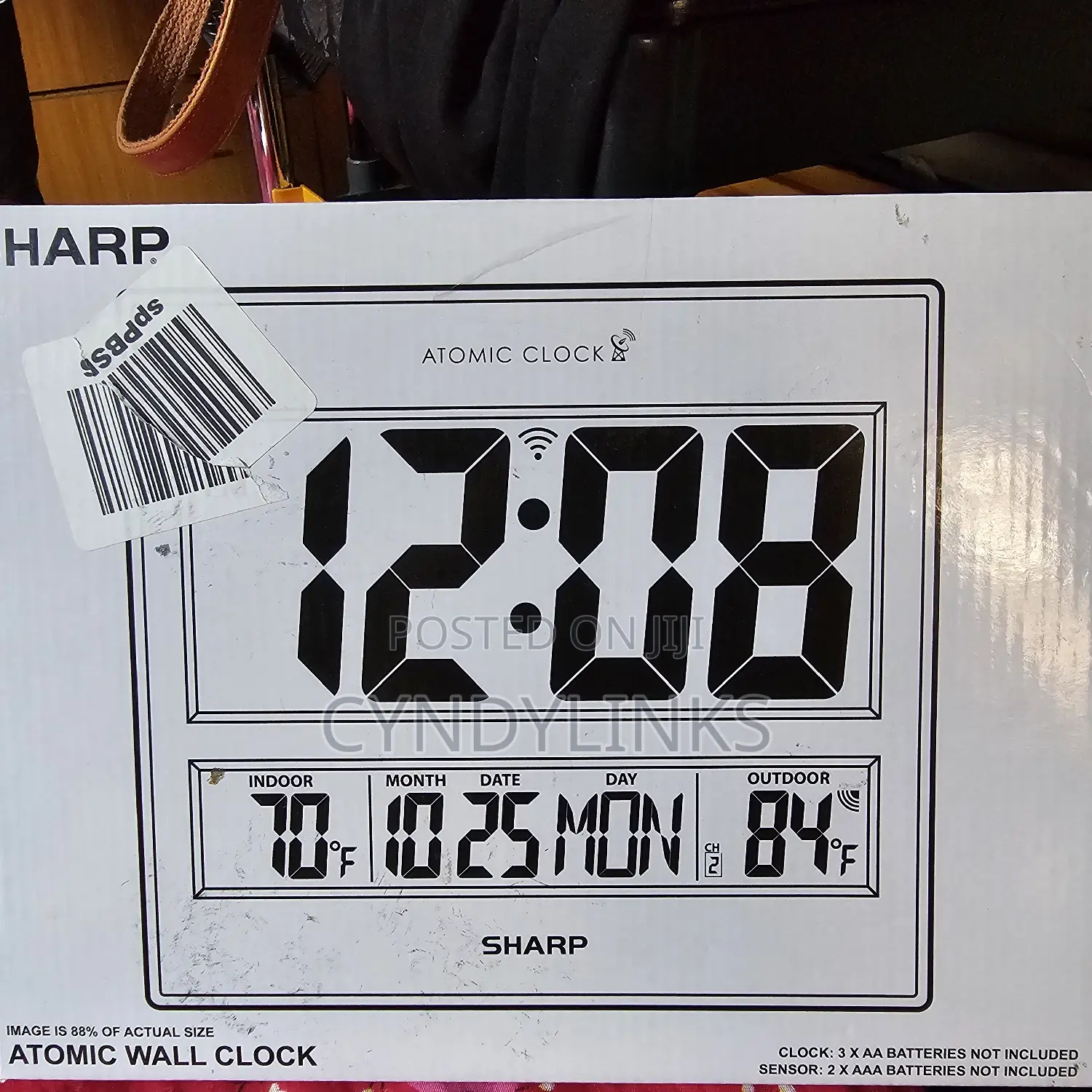 Sharp Atomic Wall Clock With Remote Control Hotels, Homes