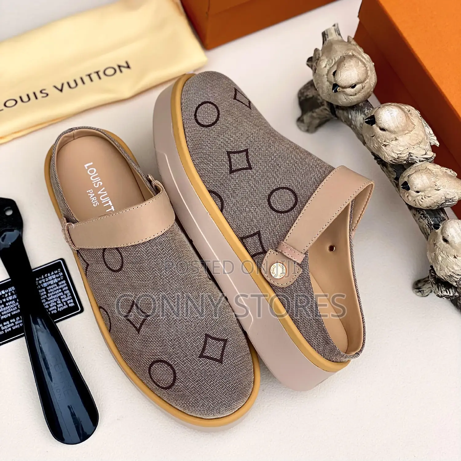 Premium Louis Vuitton Banger Half Shoe