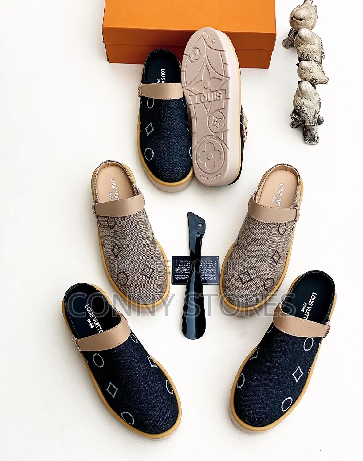 Premium Louis Vuitton Banger Half Shoe