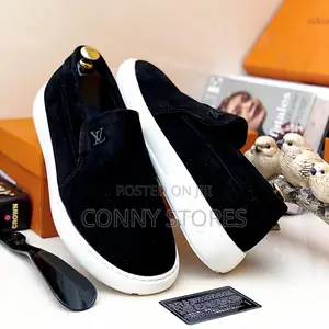 Premium Black Louis Vuitton Shoes