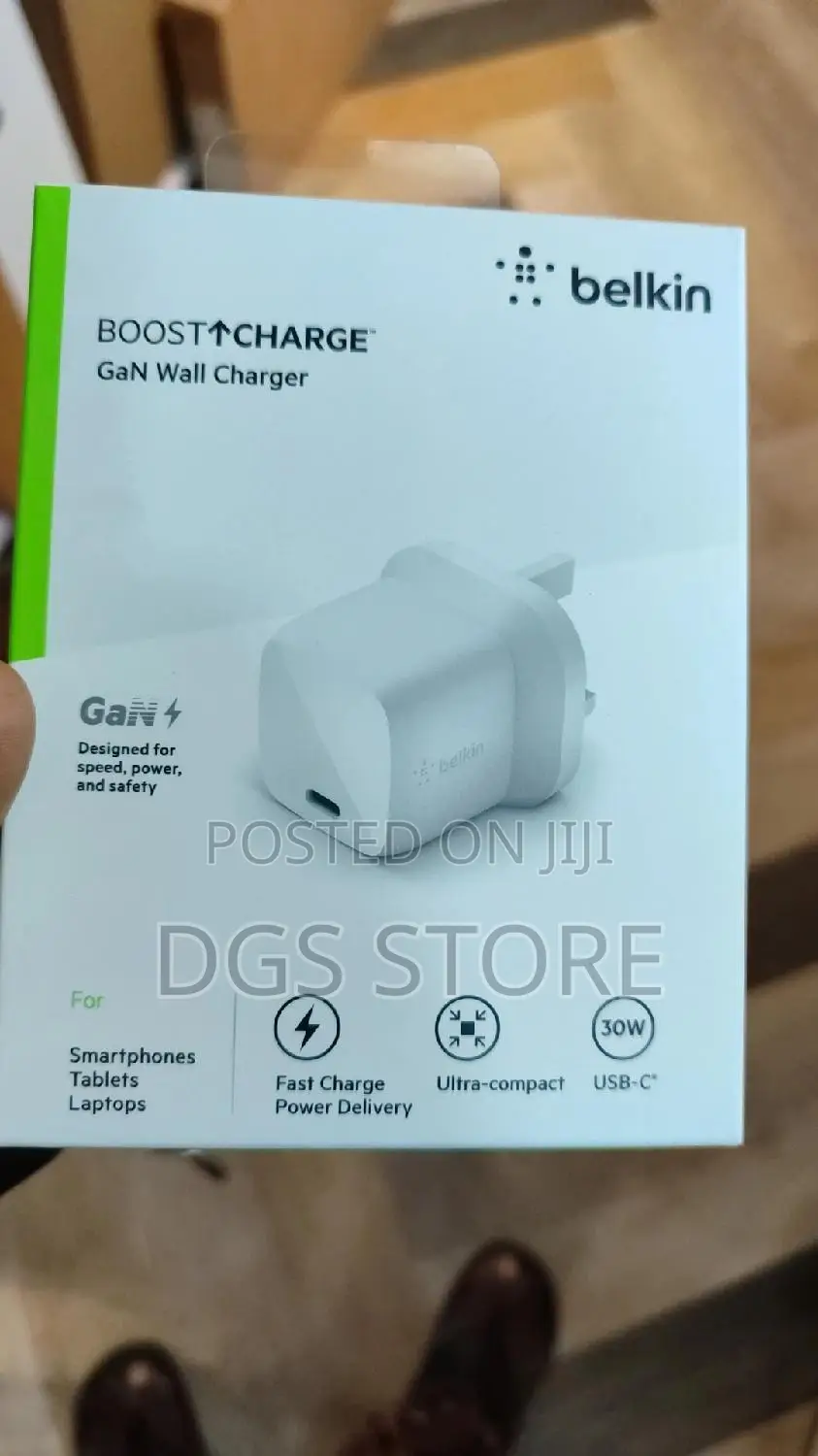 Belkin Boost Charger Wall GAN 30w